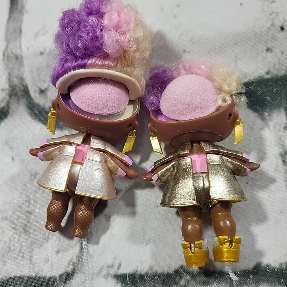 L.O.L. Surprise Dolls Lot 5 Dolls Clothes Accessories Tiny Toys Blind Movie Glam